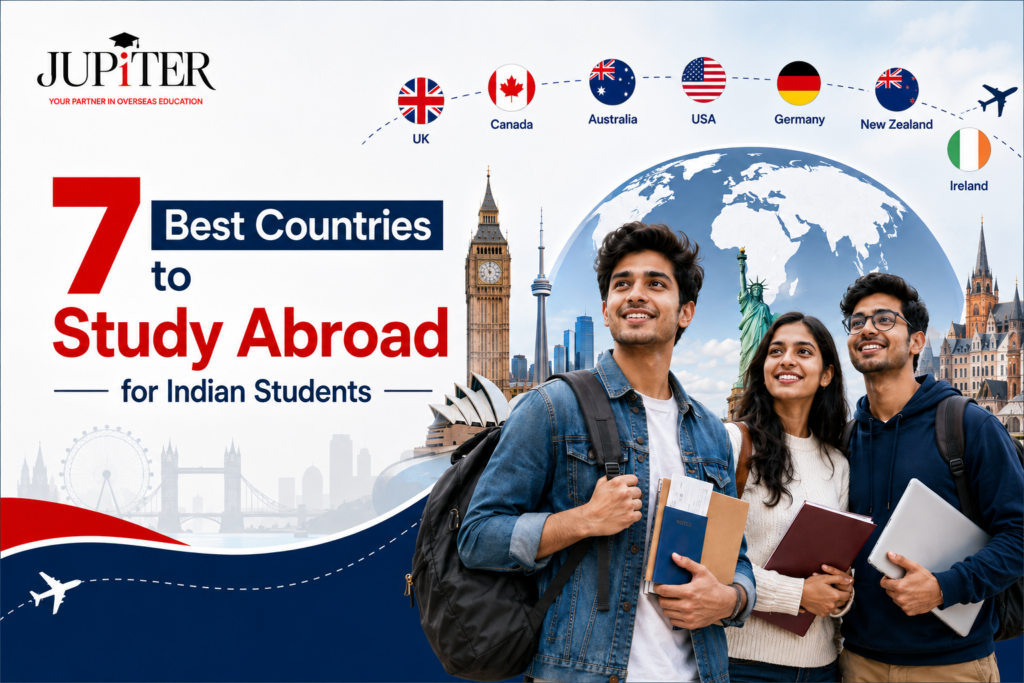 7 Best countries to study abroad for Indian Students